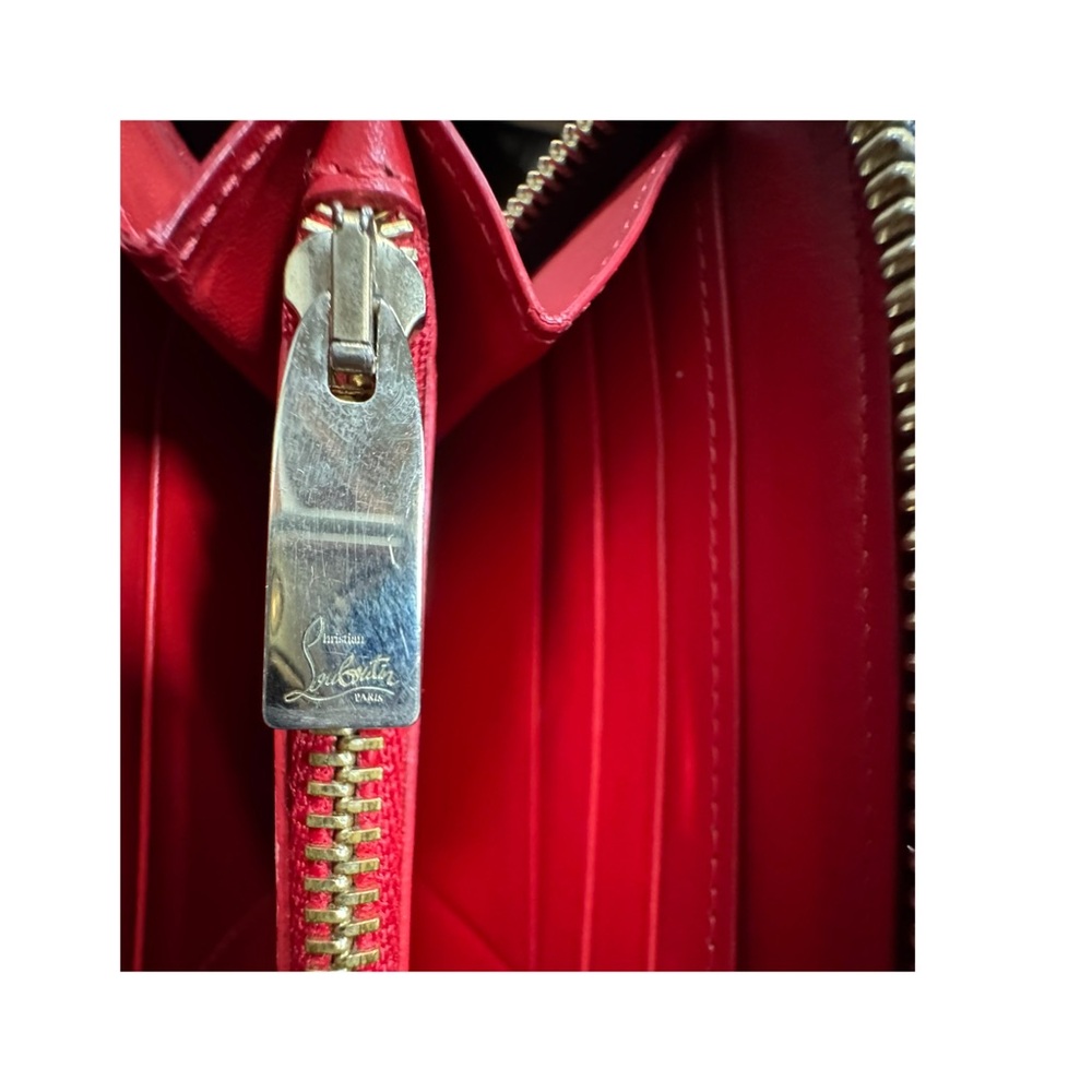 Christian Louboutin Women's Panettone Studded Calfskin Wallet - Picture 10 of 17